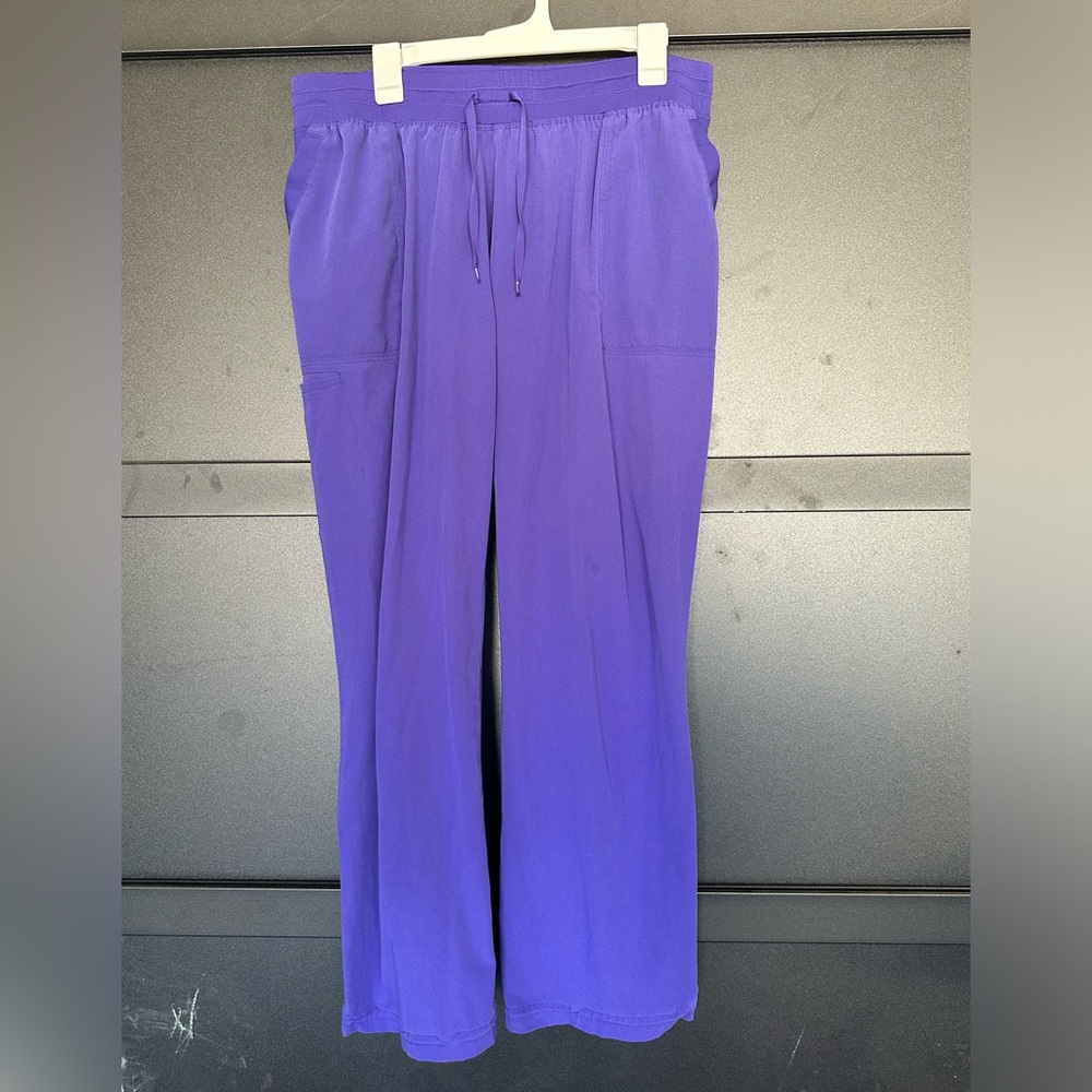 Vibrant Purple Drawstring scrub Pants